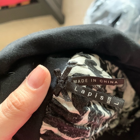 Full and flowy cotton midi skirt with leaf pattern - Picture 7 of 9